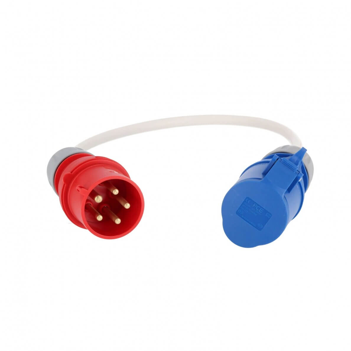 3-phase adapter with 1-phase plug