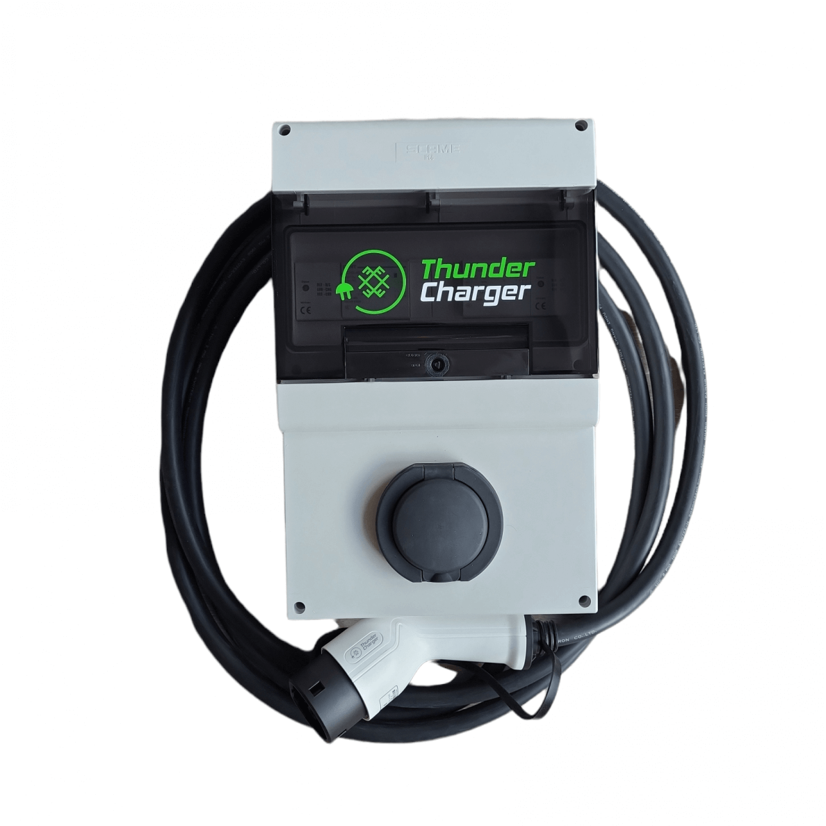 Charging station 3 Phase, 22 kW with Type 2 socket and separate Type 2 cable 5m long