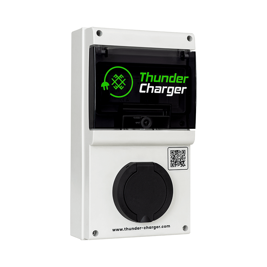 Type 2/Type 1 charging station, 1 phase, 7 kW