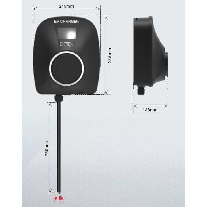 HYSUN charging station HY070W5-T2 - 22kW with type socket, OCPP protocol