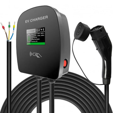 HYSUN charging station Wallbox 22kW with type 2 cable, 5m, OCPP protocol,