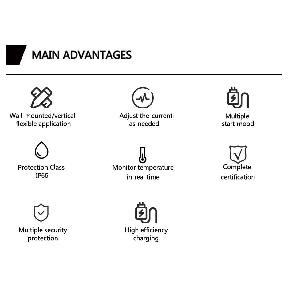 evchargershop Charging station Charging station 22 kW HCAC-NH104 with app or card