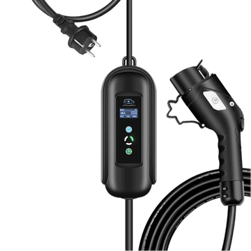 Charging cable 220V - Type 1 ( 16A, 1 phase 3.6 kW) with time function