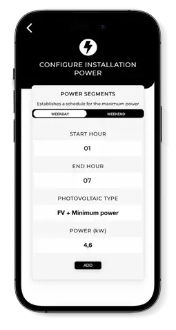 V2C Trydan charging station 22kW with display, 3 phase, Type 2 cable (5m), dynamic balancing