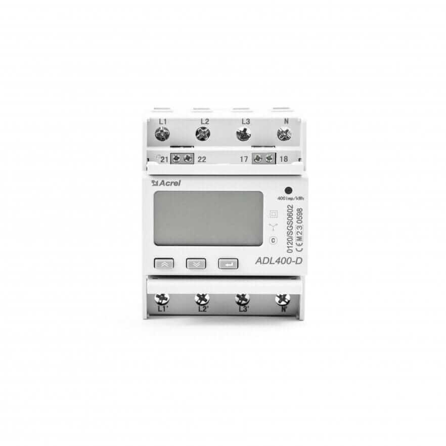 Three-Phase Energy Meter with LCD Display