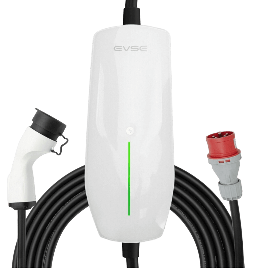 Charging cable 11kW - P60 model with 5m cable - Wissenergy