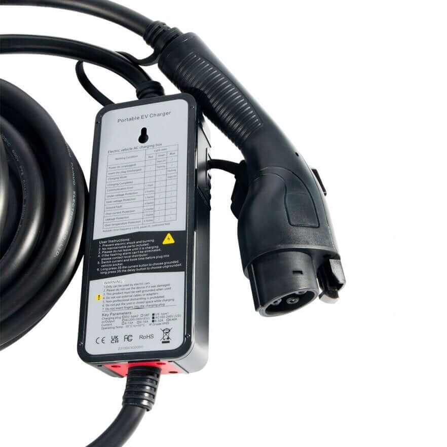 Charging cable 220V - Type 1 ( 16A, 1 phase 3,6 kW)