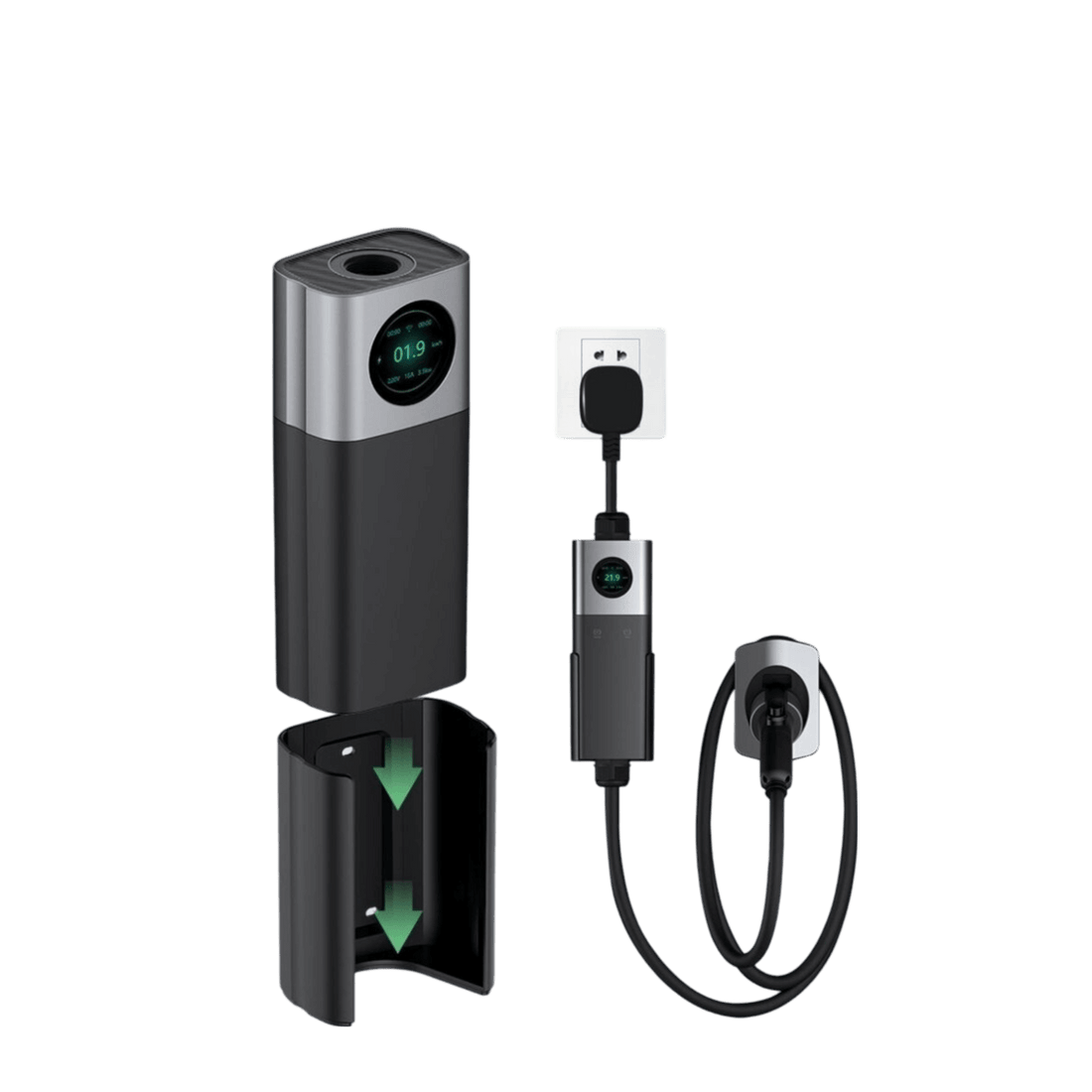 Charging cable 220V - Type 2 ( 16A, 1 phase 3,3 kW) with Wi-Fi function