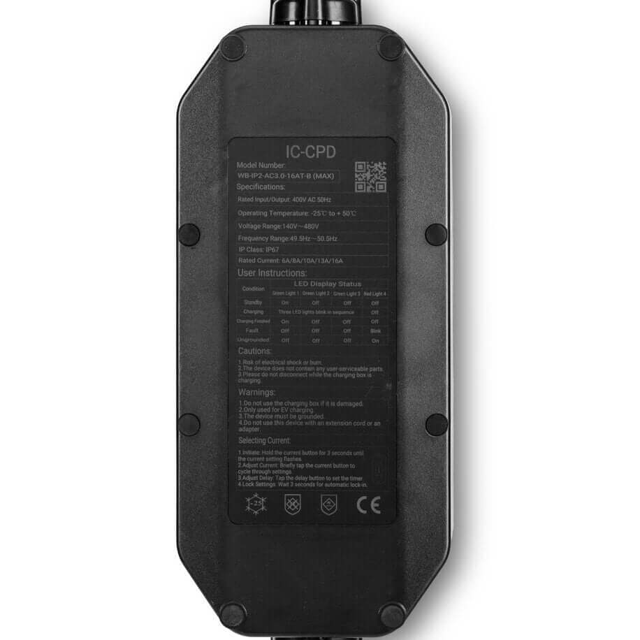 Charging cable 480 V - Type 2