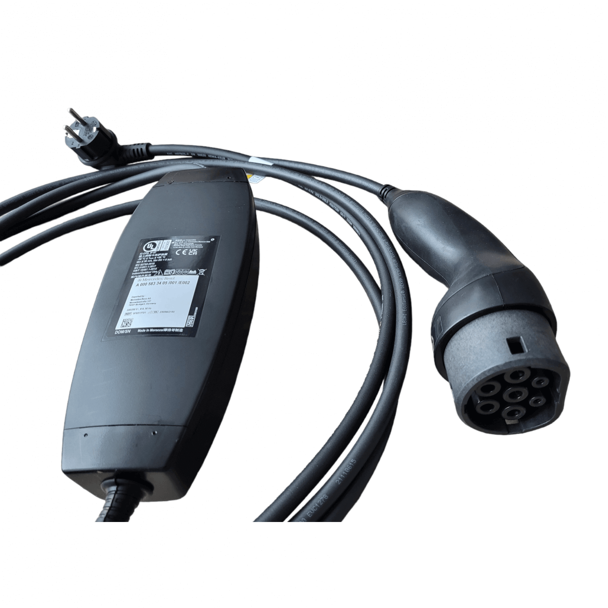 Charging cable Mercedes-Benz 220V - Type 2, 8 A