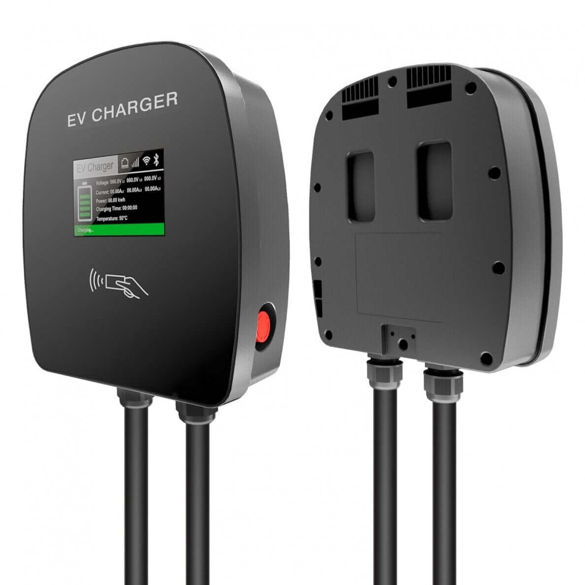 HYSUN Wallbox 11kW charging station with type 2 cable, 5m, OCPP protocol