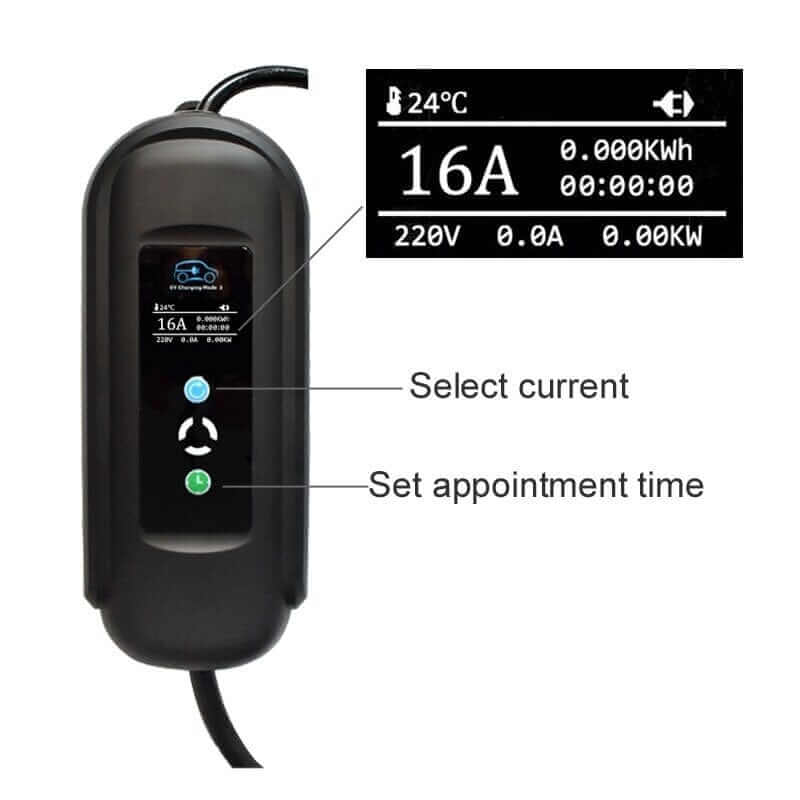 Charging cable 480 V - Type 2 ( 16A, 3 phase 11 kW) - 10m