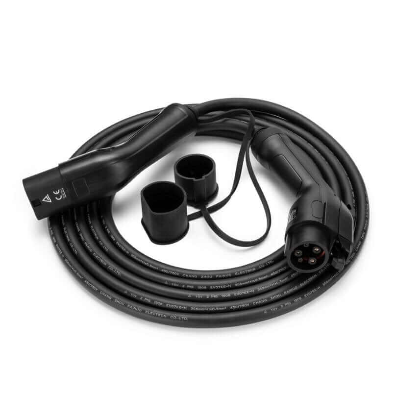 Charging cable Type 1 - Type 2 ( 32A, 1 phase, 7KW ) - 10M