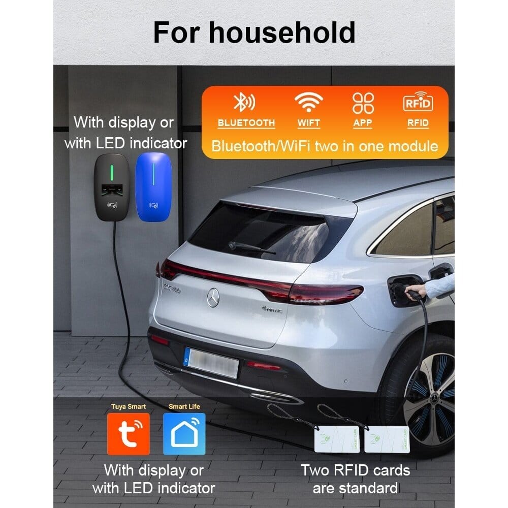 evchargershop Charging station Charging Station 22kW with App and 5m Type 2 Cable, Eligible for Government Grant