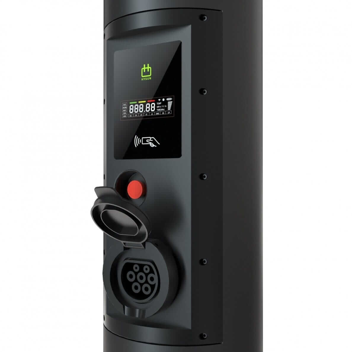 EcoPillar 2x22kW charging station with OCPP protocol, Wi-fi control