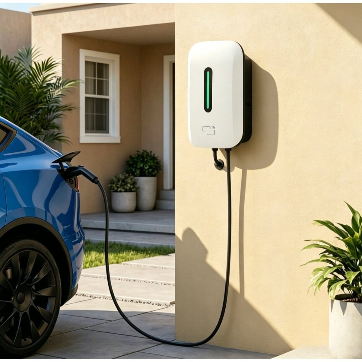 evchargershop Charging station 11 kW charging station with app and 5m Type 2 cable