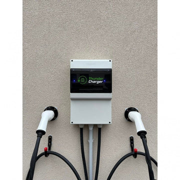 evchargershop Charging station Charging Station 3 Phase, 22 kW with 2 pcs Type 2 Cables 5m Length