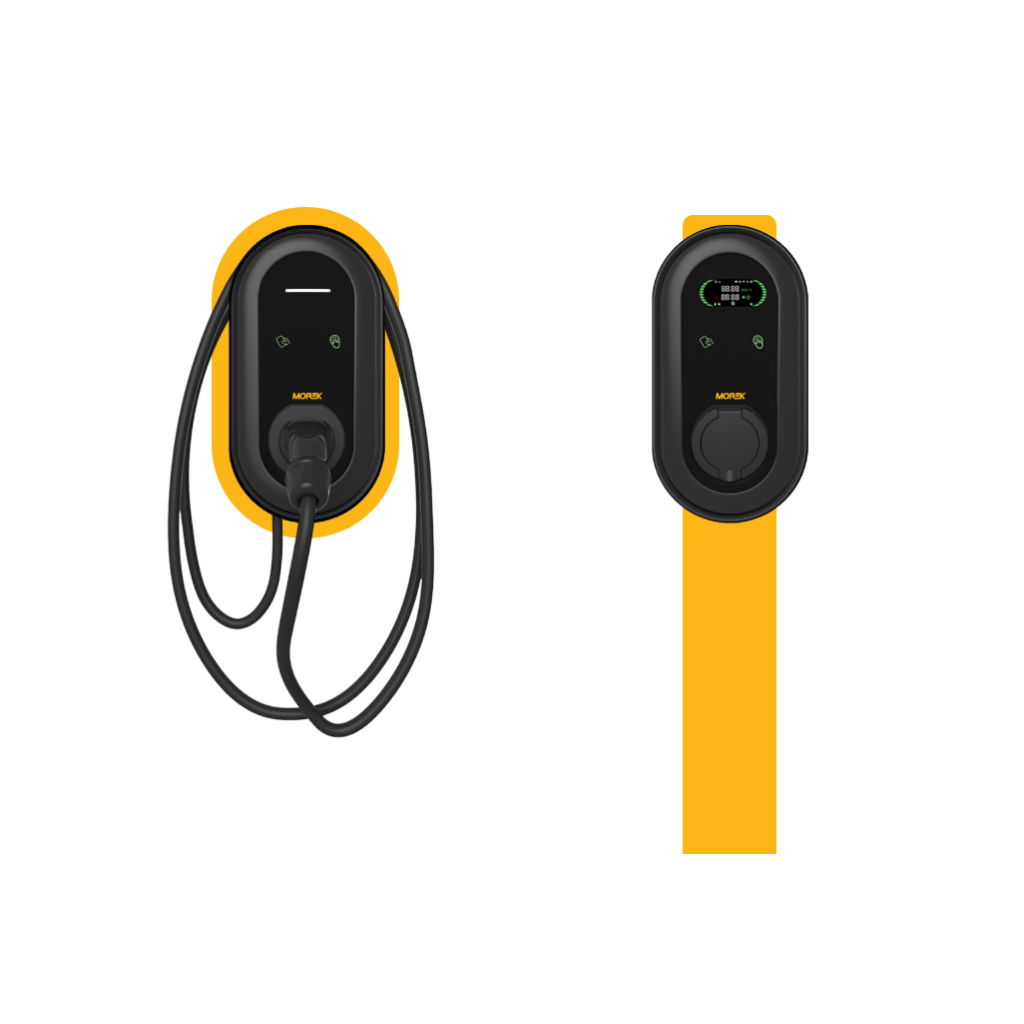 evchargershop Charging station Morek brand 22 kW charging station Type 2 cable (6.5m), dynamic balancing