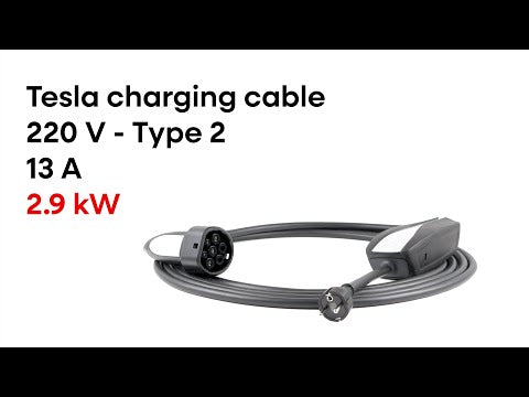 Tesla charging cable 220V - type 2