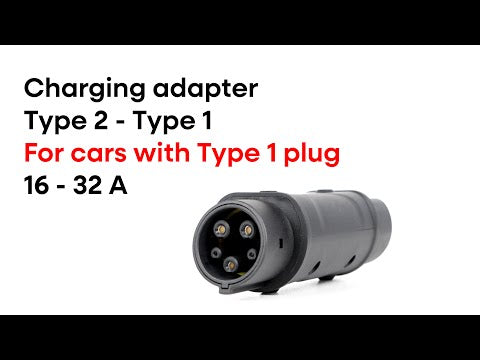 Type 1 - Type 2 adapter without cable, 32A