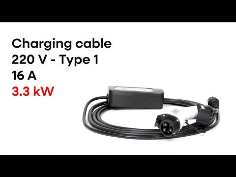 Used charging cable 220V - type 2 ( 16A, 1 phase 3.6 kW)
