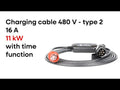 Charging cable 480 V - Type 2
