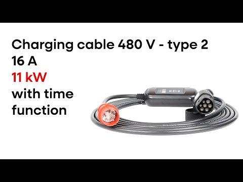 Charging cable 480 V - Type 2