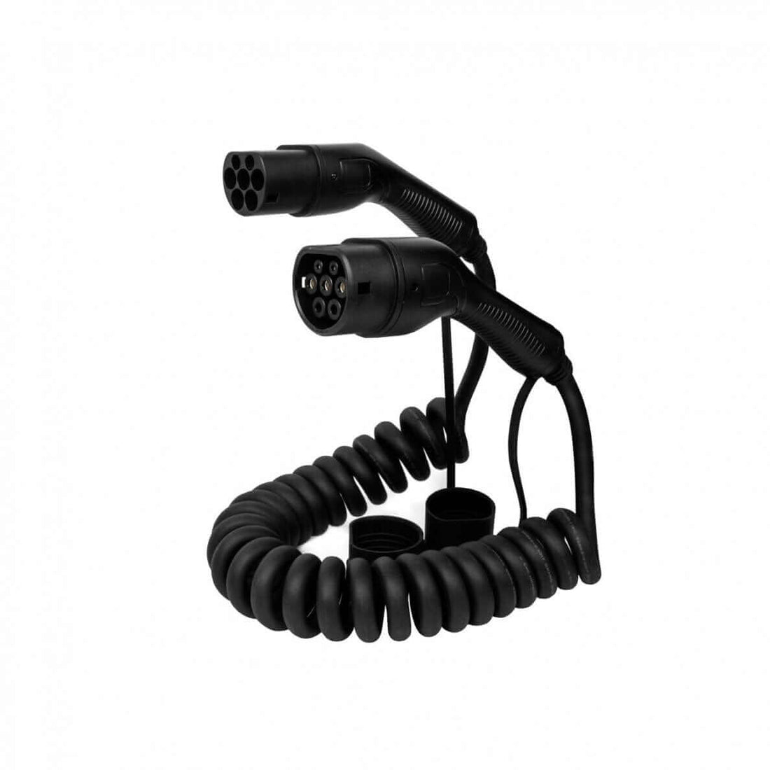 Spiral charging cable Type 2 - Type 2 - ( 32A, 1 phase, 6,6 KW )