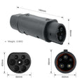 Type 1 - Type 2 adapter without cable, 32A